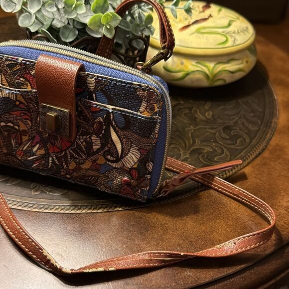 Sakroots Blue Patterned Women's Crossbody Bag - Picture 10 of 10